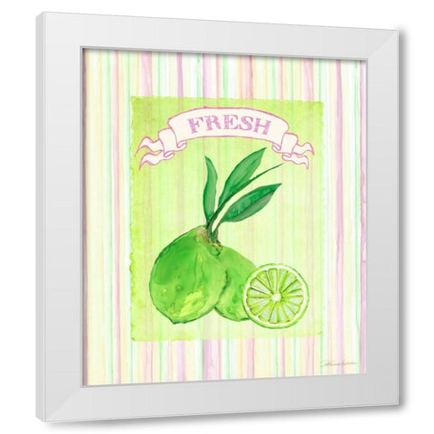 Citrus Orchard 4 White Modern Wood Framed Art Print by Haberier, Patricia
