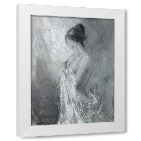 Figurative Pose 2 White Modern Wood Framed Art Print by Wallis, Karen