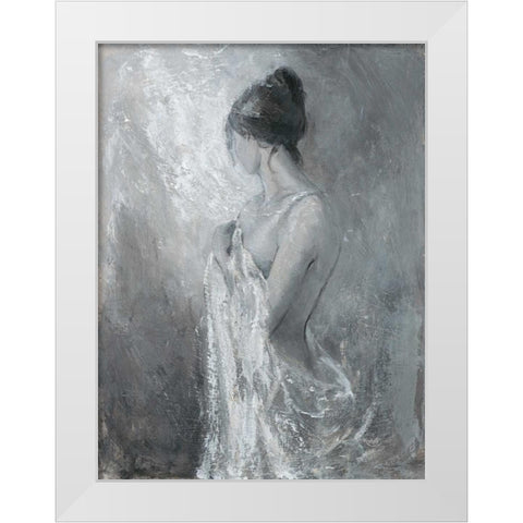 Figurative Pose 2 White Modern Wood Framed Art Print by Wallis, Karen