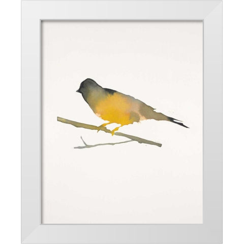 Water Bird 4 White Modern Wood Framed Art Print by Swartz, Megan