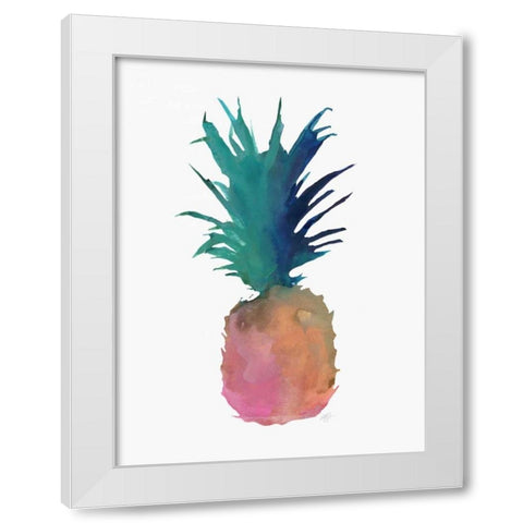 Tropical Life 1 White Modern Wood Framed Art Print by Swartz, Megan