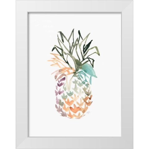 Cool and Tropical 2 White Modern Wood Framed Art Print by Swartz, Megan