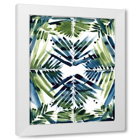 Tropical reflection White Modern Wood Framed Art Print by Swartz, Megan