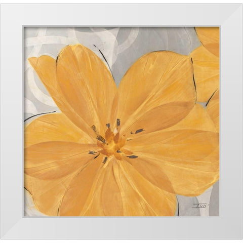 Amber Brights 1 White Modern Wood Framed Art Print by Stoyanov, Ivo