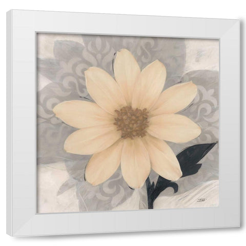 ?lÃ©gance CrÃ¨me White Modern Wood Framed Art Print by Stoyanov, Ivo