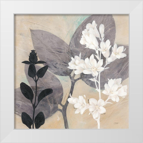 Botanical Story 1 White Modern Wood Framed Art Print by Stoyanov, Ivo