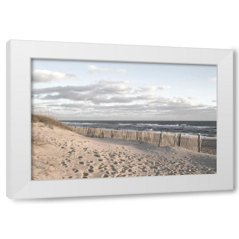Ocean Clarity White Modern Wood Framed Art Print by Sememza, Marlana