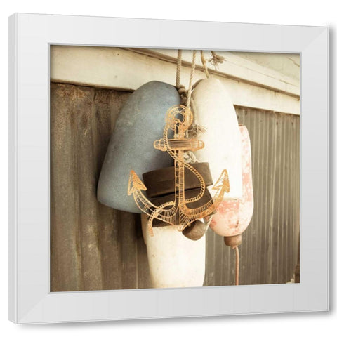 Bouys of Summer White Modern Wood Framed Art Print by Semenza, Marlana