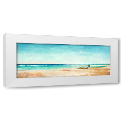 Thats the Spot White Modern Wood Framed Art Print by Kroeker, Wendy