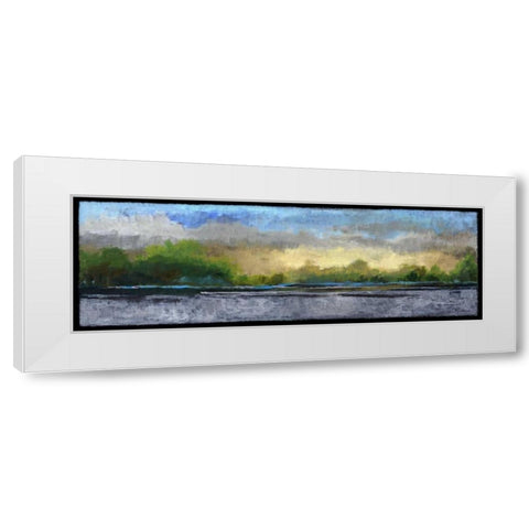 Magic Vista White Modern Wood Framed Art Print by Kroeker, Wendy