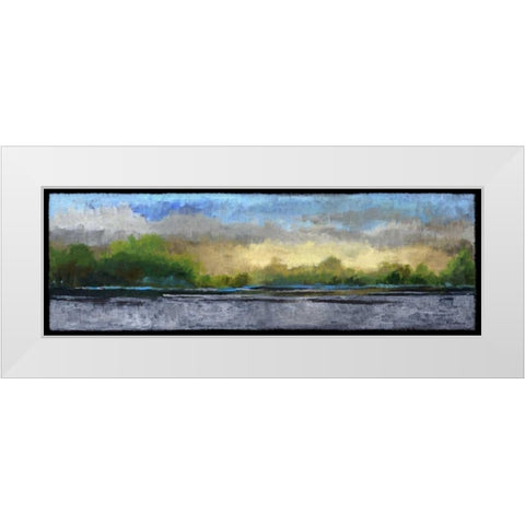 Magic Vista White Modern Wood Framed Art Print by Kroeker, Wendy