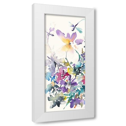 Forever Summer 1 White Modern Wood Framed Art Print by Johannesson, Karin