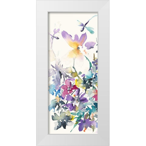 Forever Summer 1 White Modern Wood Framed Art Print by Johannesson, Karin