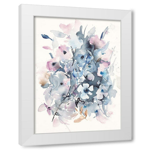 Beautiful Tangles White Modern Wood Framed Art Print by Johannesson, Karin