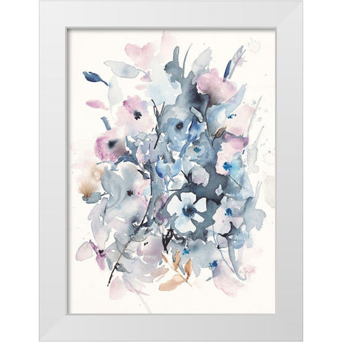 Beautiful Tangles White Modern Wood Framed Art Print by Johannesson, Karin