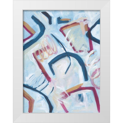 Building Dreams White Modern Wood Framed Art Print by Phelps, Edith