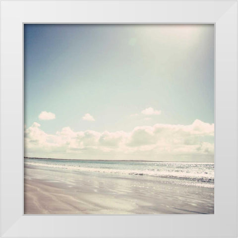 Perfect Place White Modern Wood Framed Art Print by Susannah Tucker Photography