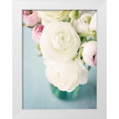 Still Beauty in Pastel 1 White Modern Wood Framed Art Print by Susannah Tucker Photography