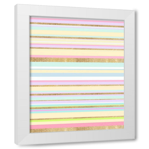 Menu Of Sweet Things_Pattern White Modern Wood Framed Art Print by Susannah Tucker Photography