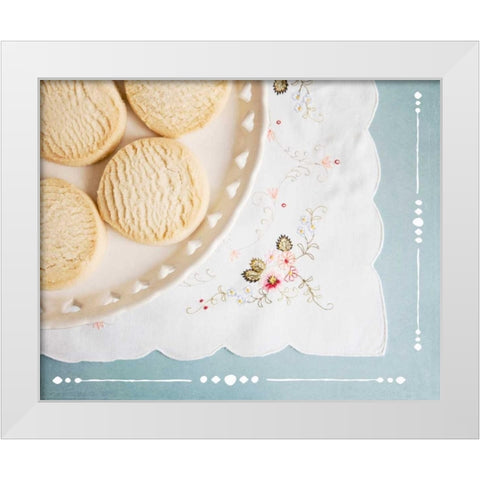 Baking Diary 1 White Modern Wood Framed Art Print by Susannah Tucker Photography