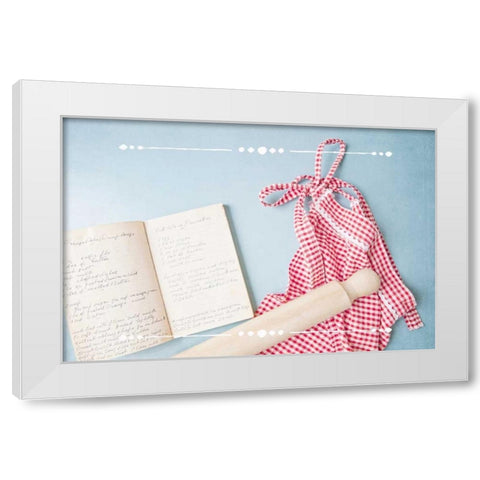 Baking Diary 3 White Modern Wood Framed Art Print by Susannah Tucker Photography