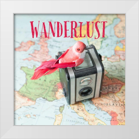 Wanderlust White Modern Wood Framed Art Print by Susannah Tucker Photography