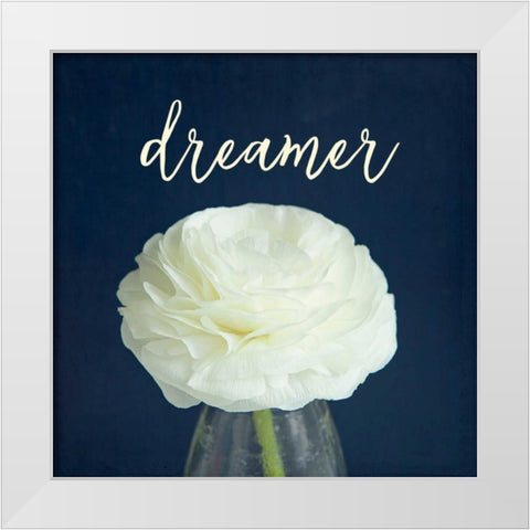 Dreamer White Modern Wood Framed Art Print by Susannah Tucker Photography