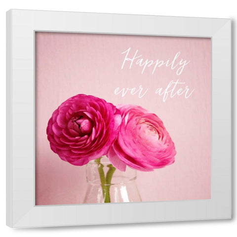 Happily Ever After White Modern Wood Framed Art Print by Susannah Tucker Photography