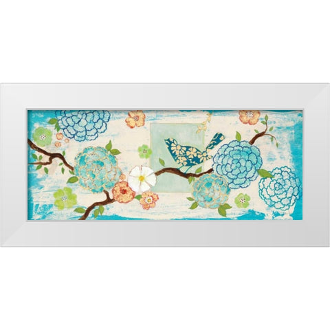 Heavenly Creatures White Modern Wood Framed Art Print by Studio M