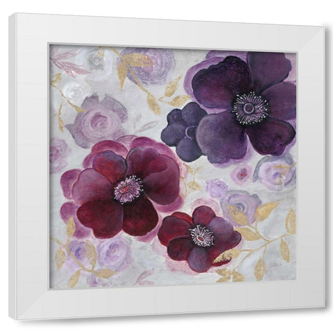 Ethereal Garden 1 White Modern Wood Framed Art Print by Studio M