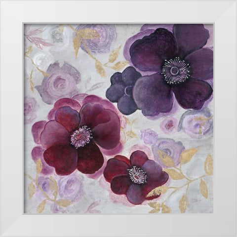 Ethereal Garden 1 White Modern Wood Framed Art Print by Studio M