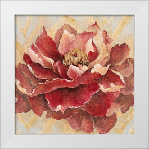 Impassioned White Modern Wood Framed Art Print by Studio M