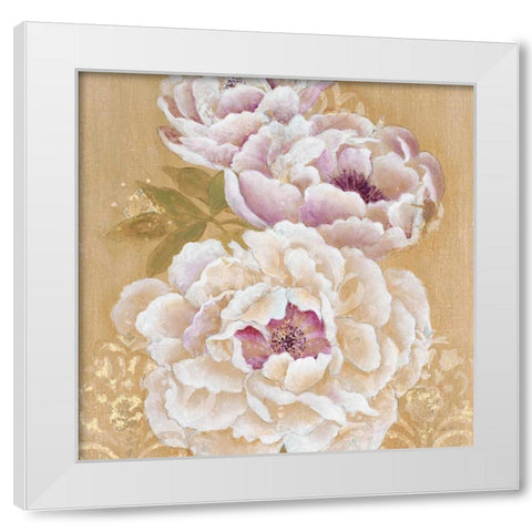Opulent Simplicity Square White Modern Wood Framed Art Print by Studio M