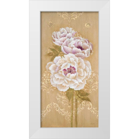 Opulent Simplicity Panel 1 White Modern Wood Framed Art Print by Studio M