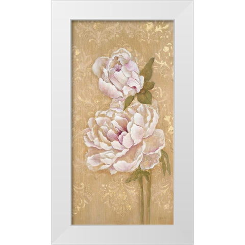 Opulent Simplicity Panel 2 White Modern Wood Framed Art Print by Studio M