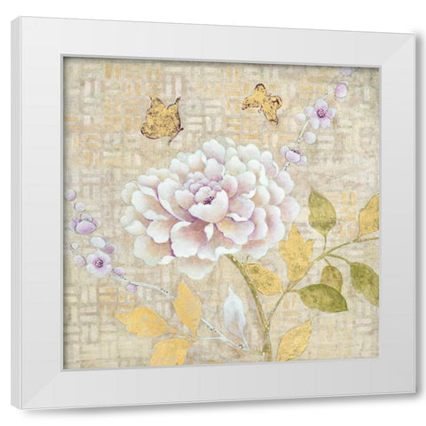 Chinoiserie Garden 2 White Modern Wood Framed Art Print by Studio M