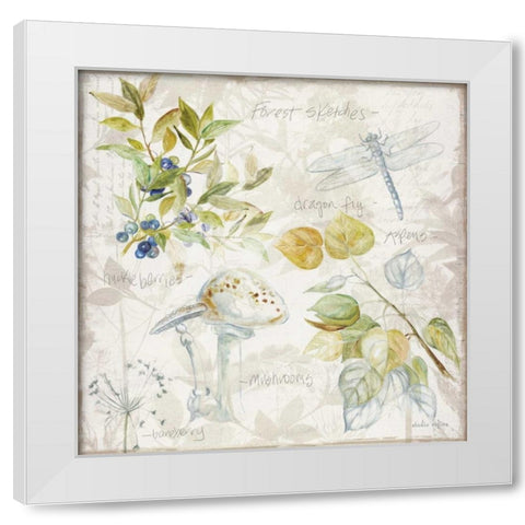 Outdoor Diary 3 White Modern Wood Framed Art Print by Studio Rofino