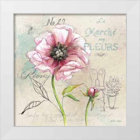 Sketchbook Days 3 White Modern Wood Framed Art Print by Studio Rofino