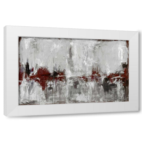 Beyond the Line 1 White Modern Wood Framed Art Print by Green, Elise