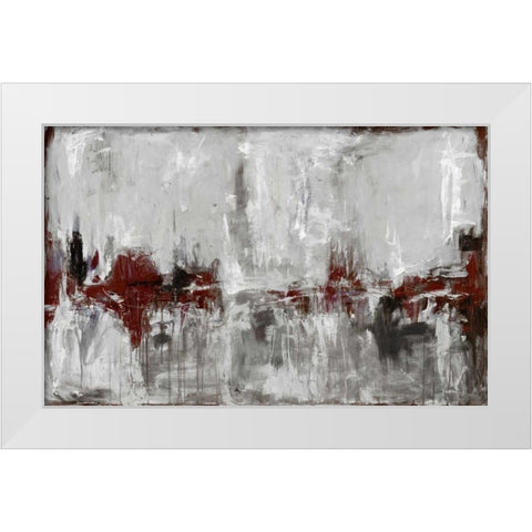 Beyond the Line 1 White Modern Wood Framed Art Print by Green, Elise