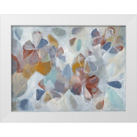 Urban Floral White Modern Wood Framed Art Print by Green, Elise