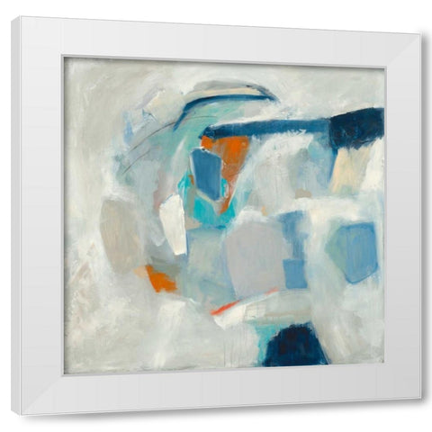Looking Glass White Modern Wood Framed Art Print by Green, Elise