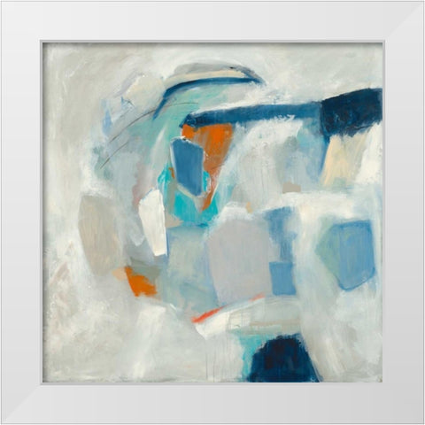 Looking Glass White Modern Wood Framed Art Print by Green, Elise