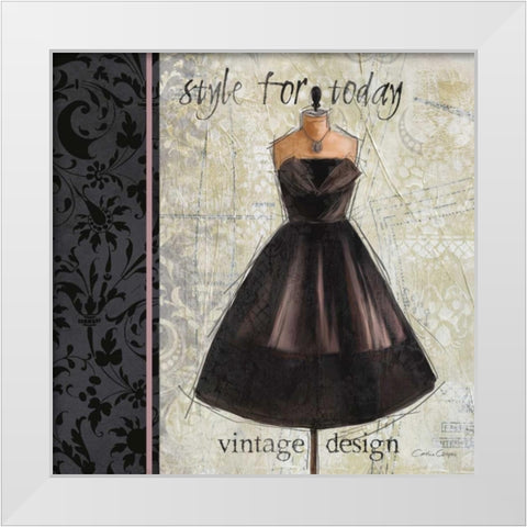 Le Style Chic 1 White Modern Wood Framed Art Print by Cooper, Carlie