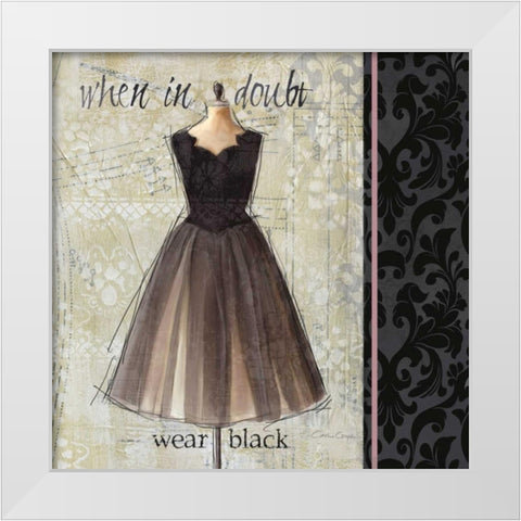 Le Style Chic 2 White Modern Wood Framed Art Print by Cooper, Carlie