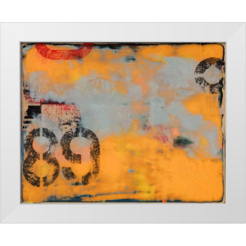 Urban Collage 89 White Modern Wood Framed Art Print by Fainelli, Deanna