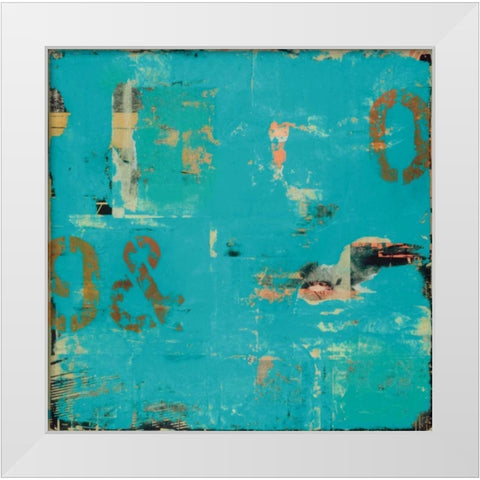 Urban Collage 90 White Modern Wood Framed Art Print by Fainelli, Deanna