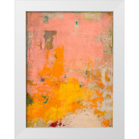 Urban Collage 62 White Modern Wood Framed Art Print by Fainelli, Deanna