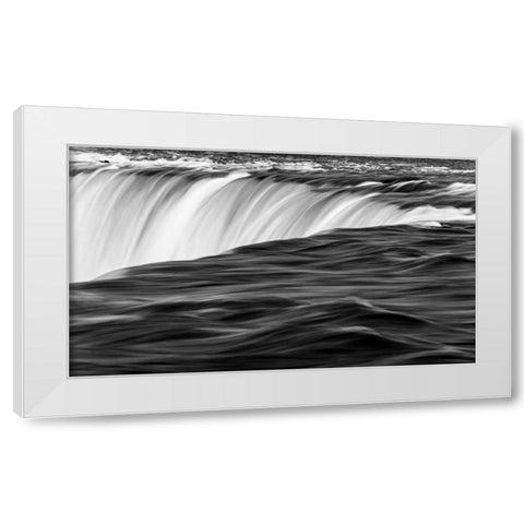 Over The Edge White Modern Wood Framed Art Print by Mark Spowart Photography