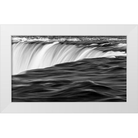 Over The Edge White Modern Wood Framed Art Print by Mark Spowart Photography
